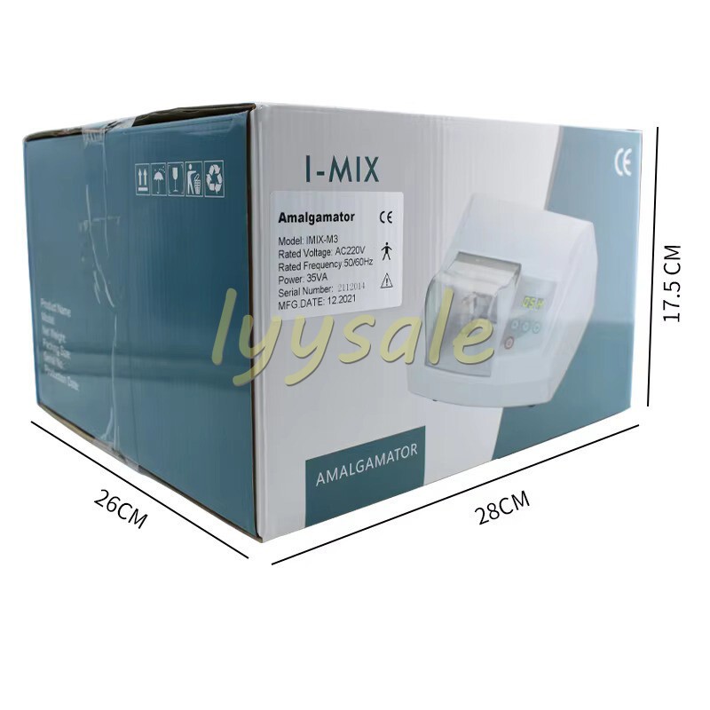 35W Dental Amalgam Capsule Mixer High Speed Lab Amalgamator Consistent Mixing