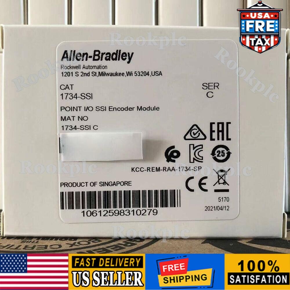 Allen-Bradley 1734-SSI SER C POINT I/O Encoder Input Module AB US Free Tax
