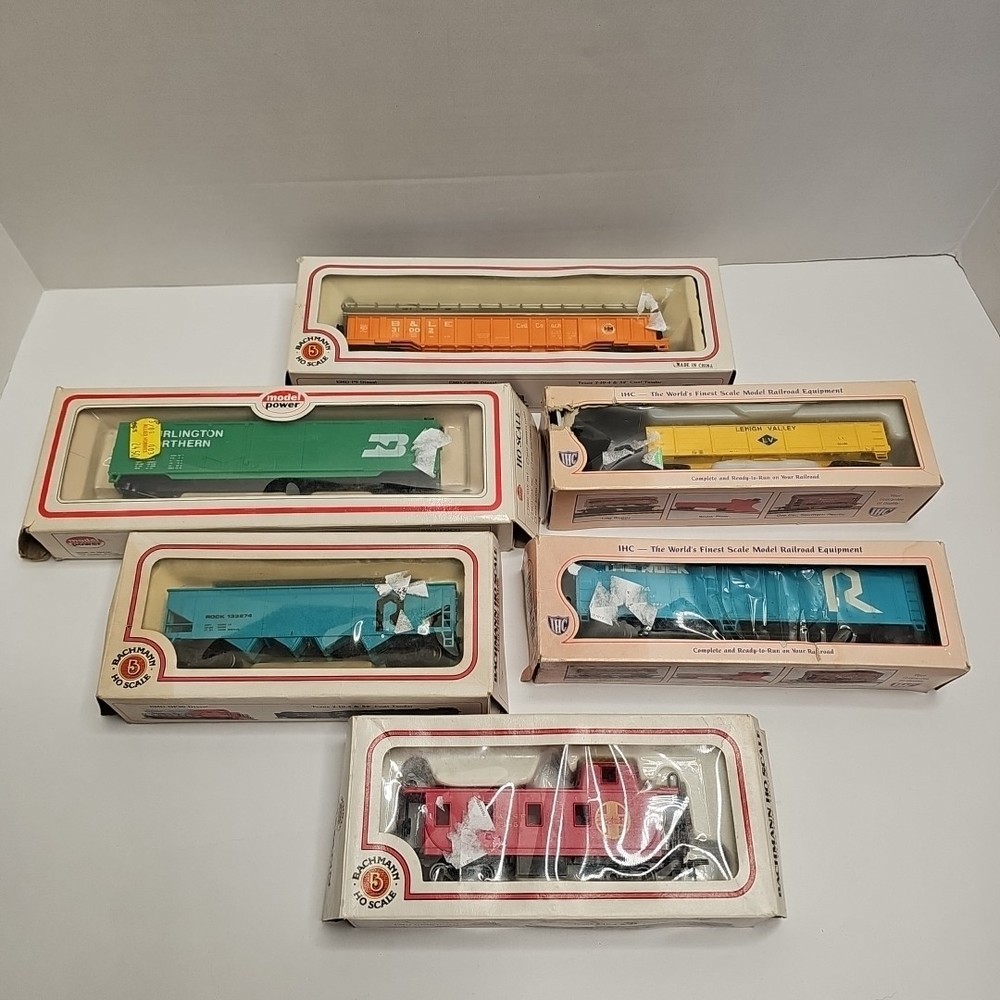 Bachman HO Scale Electronic Train Set Bundle 6 Pc In Box Lot