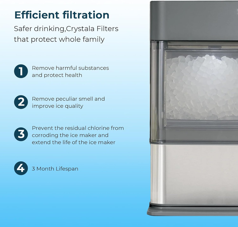 Replacement for GE Profile Opal Ice Maker Filter, NSF 42 Certified, Ge Opal Ice