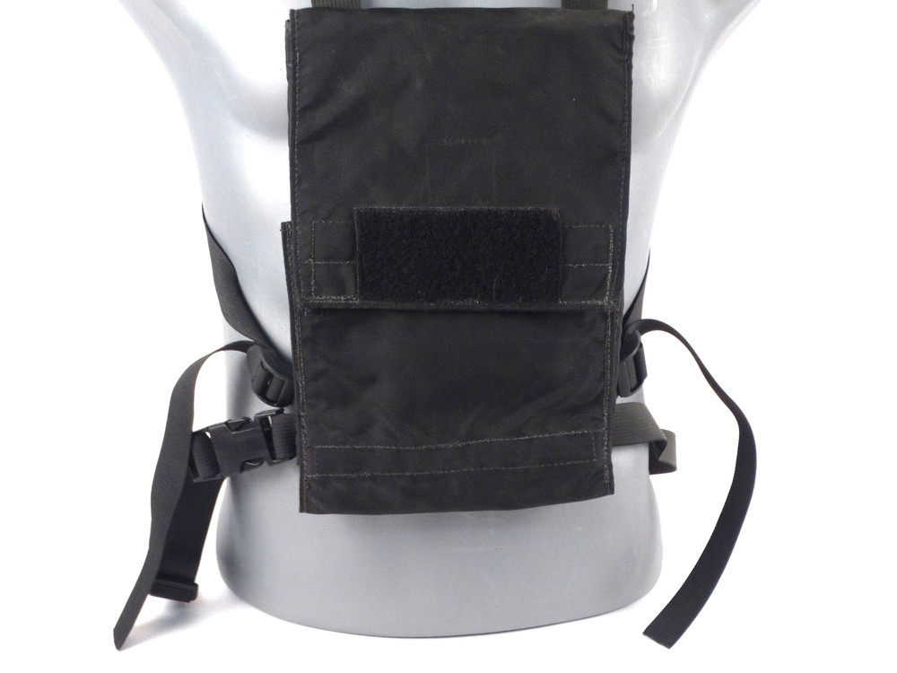 Military Style Tactical Black Nylon Chest Pack