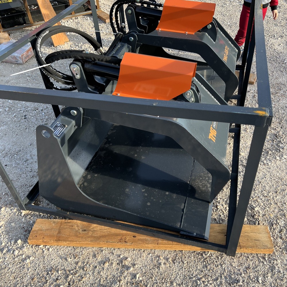 TMG 72 inch grapple bucket GB72 dual ram