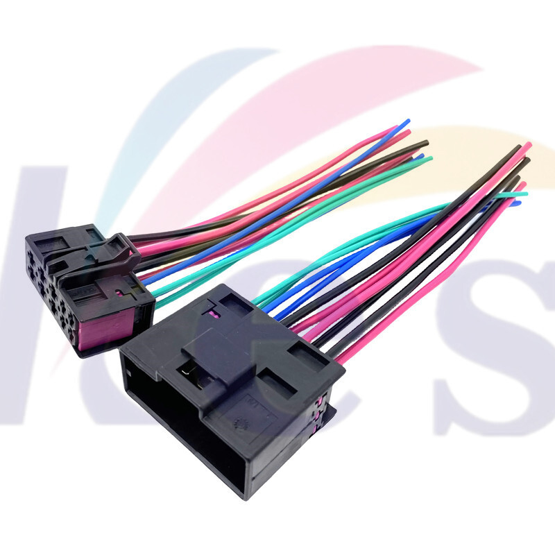 🪐For VW Power Seat Heating Plug Socket A Pair OEM 10-way Connector Harness