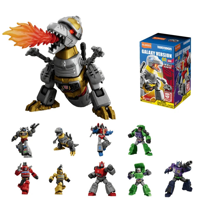 Blokees Transformers Galaxy Version 2 SOS Grimlock Dinosaur Mode Action Figure