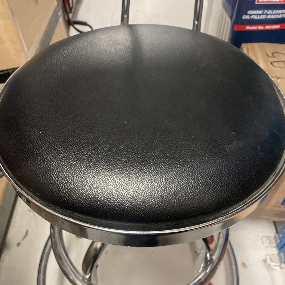 Sealey Stool Workshop Pneumatic Adj Height Swivel Seat & Back Rest Scr14 (B)