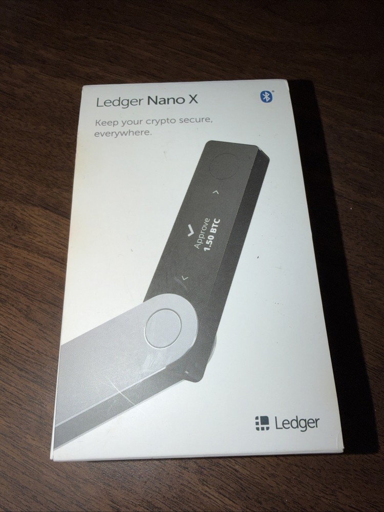 Ledger Nano X Cryptocurrency Bluetooth Hardware Wallet - NEW SEALED -