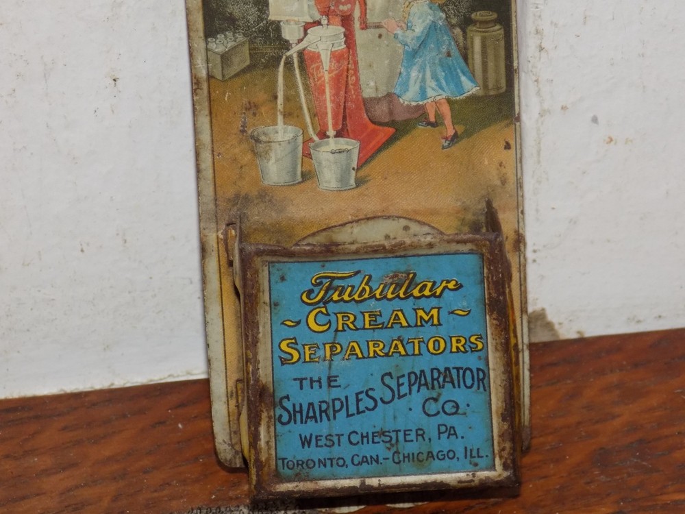 Vintage The Sharples Separator Tin Match Safe