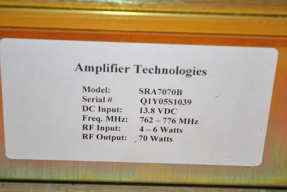 Amplifier Technologies SRA Series SRA7070B Radio Module