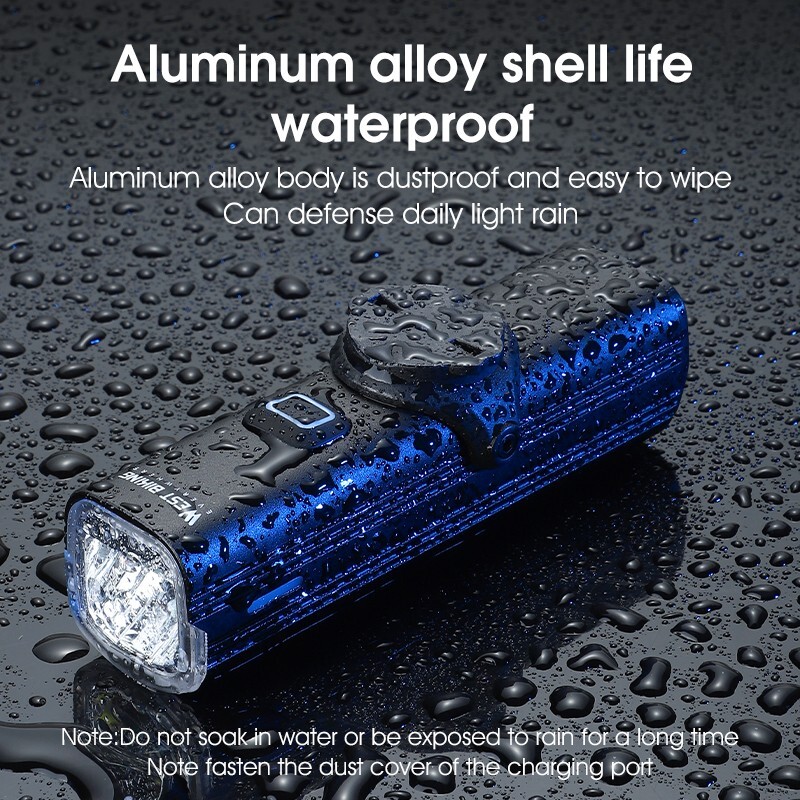 WEST BIKING Bicycle Quick Release Hoisting Headlight 1000LM Bike Front Light