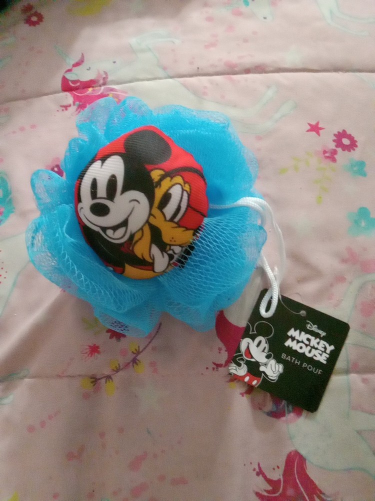Disney Mickey Mouse Bath Pouf