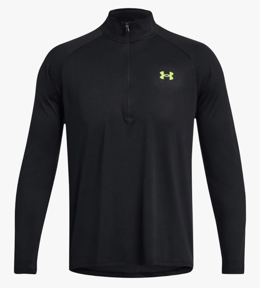 Under Armour Men's Tech 2.0 1/2 Zip Pullover Size Medium Black 1328495 006 NWT