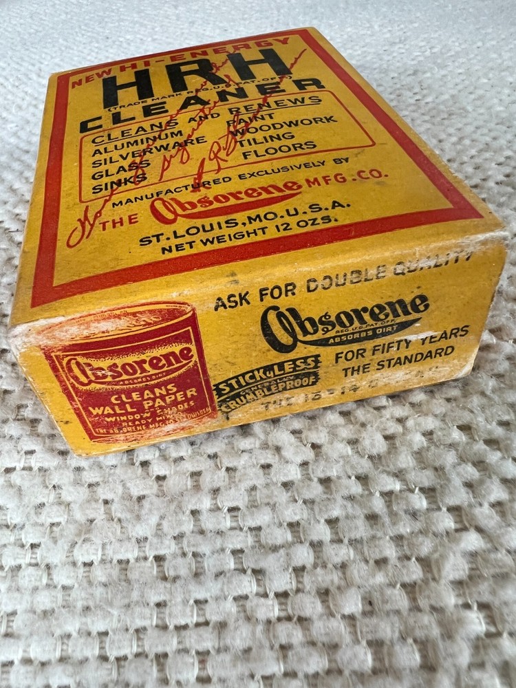 Vintage Obsorene HRH Cleaner Box