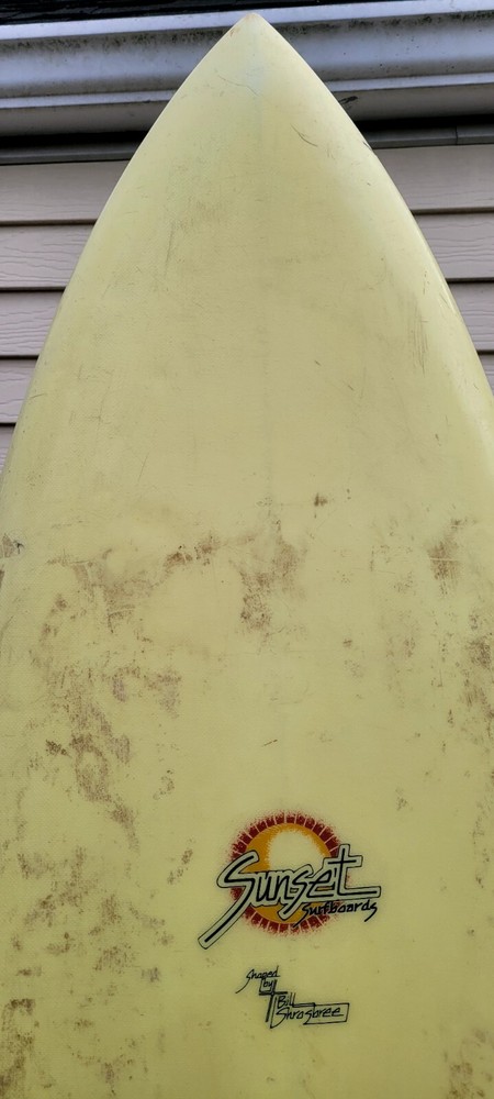 Vintage Sunset Surfboard Used NJ 6ft Plus