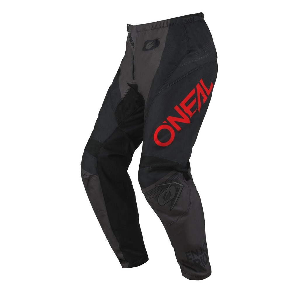 O'Neal Element Racewear Black / Grey / Red Pant Size 32 - E024-0832