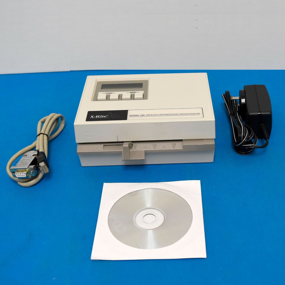 X-Rite Model 390 390U Process Optimization Densitome Excellent Condition wrnty