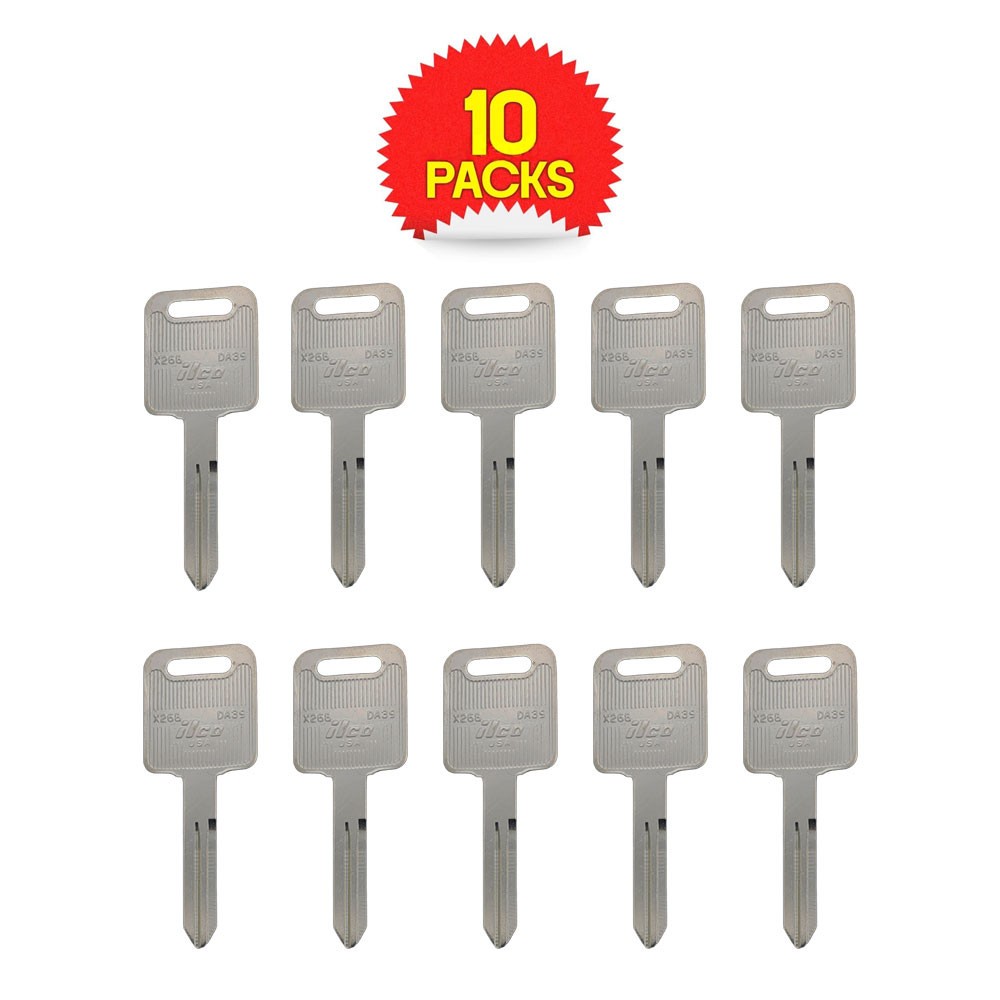 DA39 / X268 Key Blank Nickel