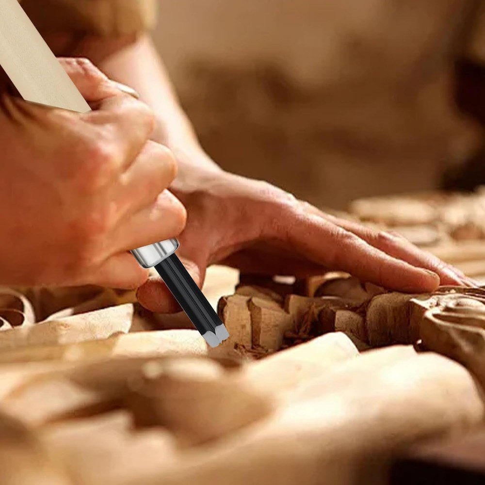 10 Piece Wood Carving Hand Chisel Tool Set Professional Woodworking Gouges Steel