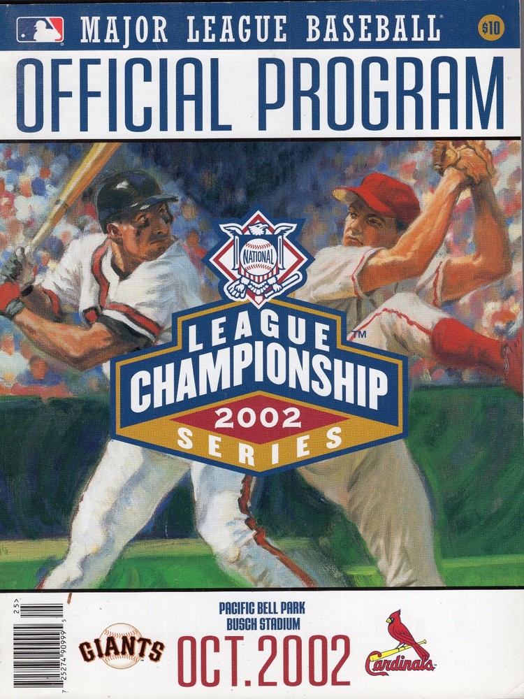 2002 MLB National League Championship Program