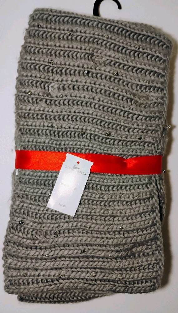 Steve Madden 2-Pc. Embellished Beret & Scarf Gift Set