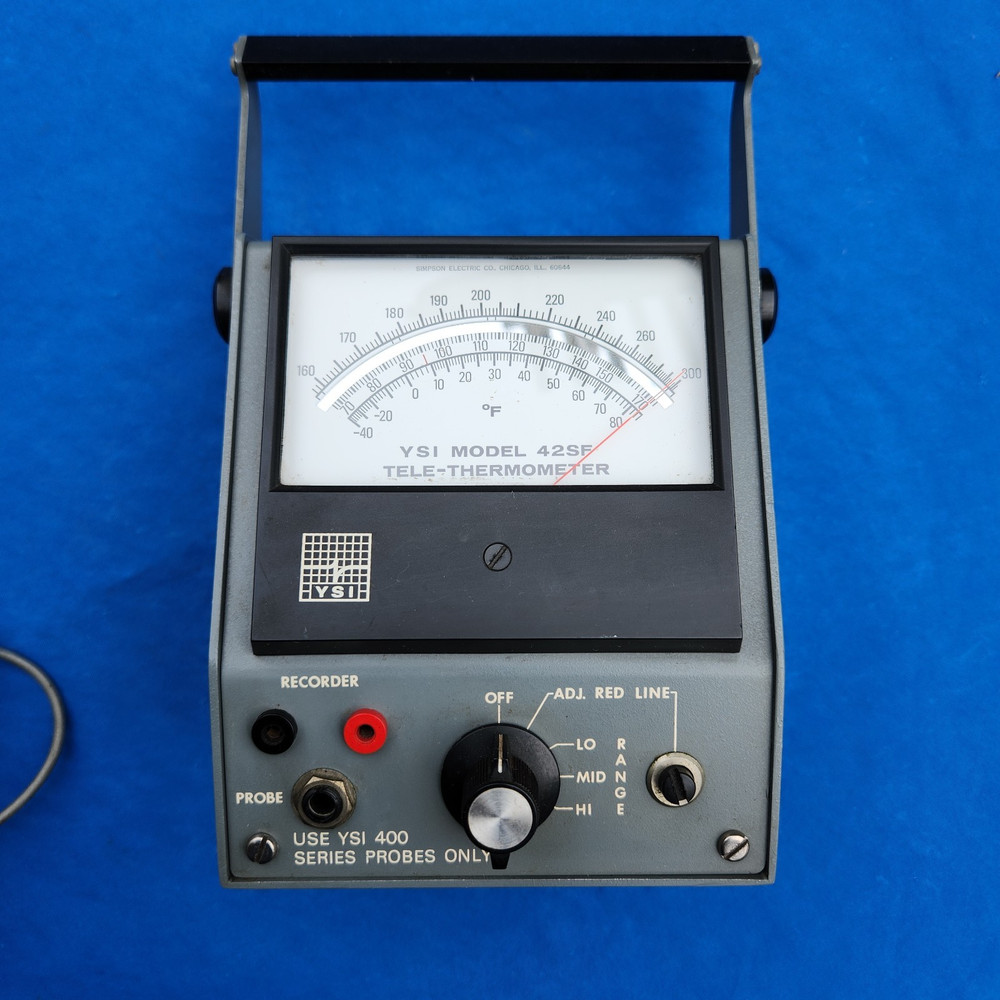 YSI Model 42SF Tele-Thermometer with probe/sensor