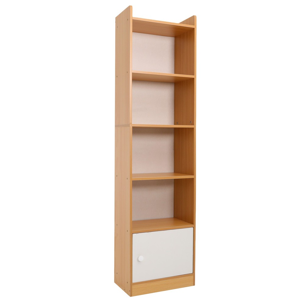 5-Tier Storage Rack 5-Tier Modern Storage Rack Small Narrow Corner Bookcase