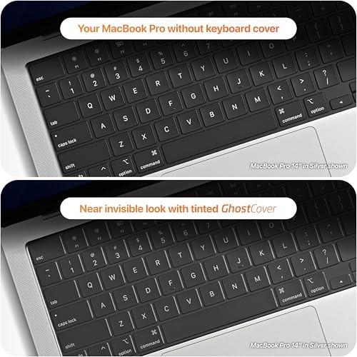 GhostCover Original Premium Ultra Thin Keyboard Cover Protector, Clear
