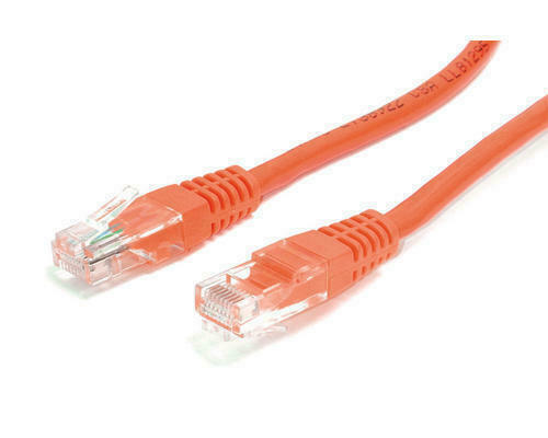 20 Pack Lot 3ft CAT5e Ethernet Network LAN Router Patch Cable Cord Wire Orange