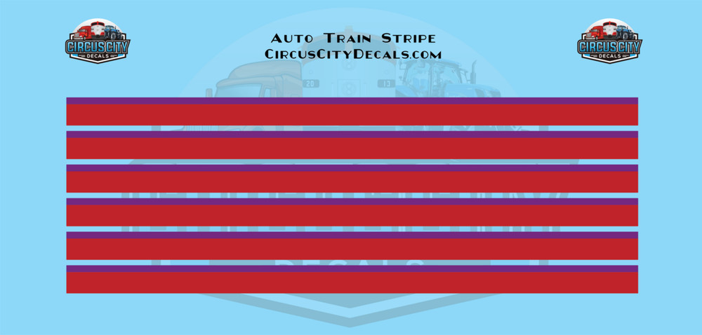 Auto Train Stripe N 1:160 Scale