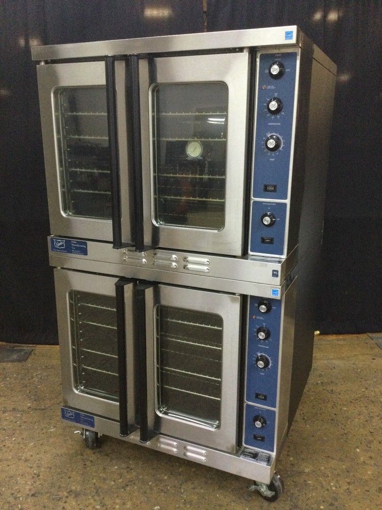 Duke E101-GV Gas Double Stack Convection Full size Oven With Casters