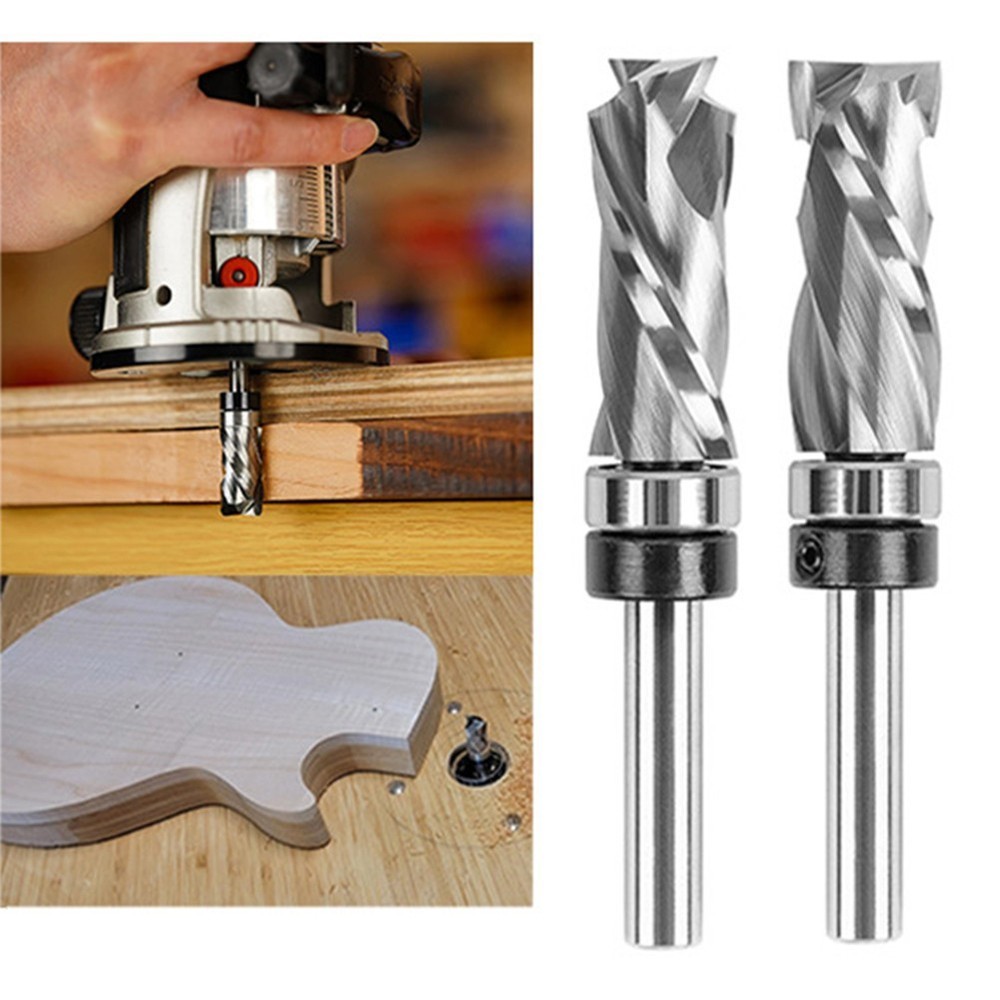 For Particleboard And Solid Wood Projects Spiral Flush Trim Router Bit