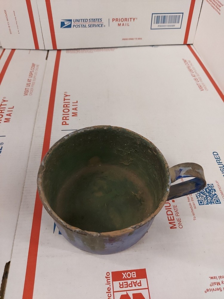 Vintage Cobalt Blue Enamelware Camping Cup/Mug Rustic Primitive Farm Decor