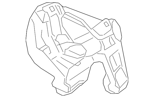 Genuine GM Passenger Side Engine Mount Frame Side Bracket 84382620