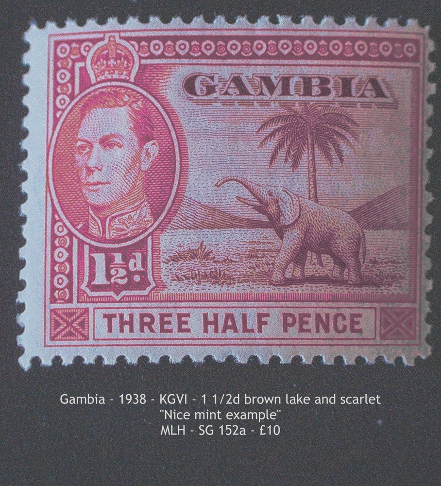 Gambia | 1938 | SG 152a | Fine MH