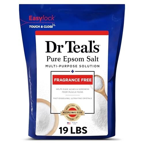 Dr Teal's Unscented Epsom Salt 19 lbs