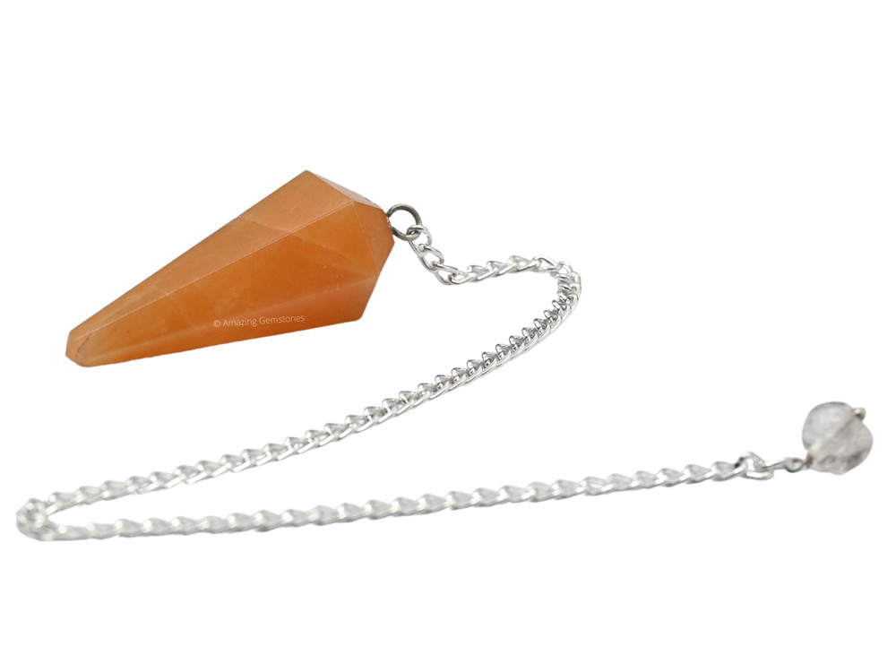 Red Aventurine Dowsing Crystal Pendulum