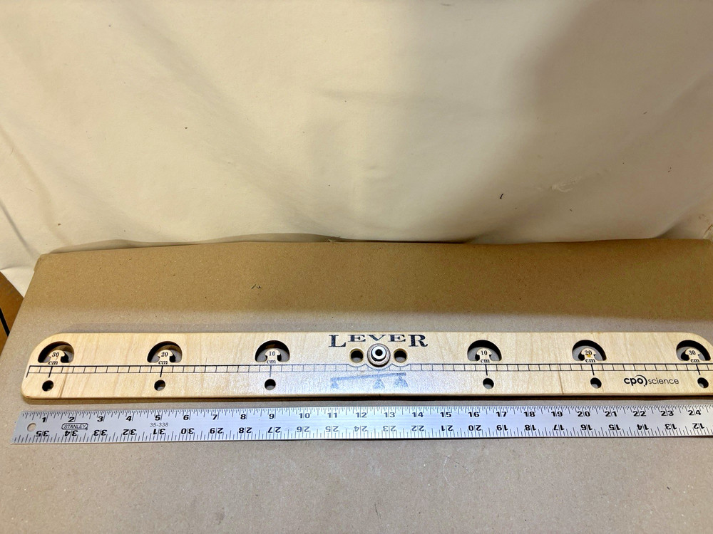 CPO Science Lever Physics Educational tool Balance Bar Laminated Wood