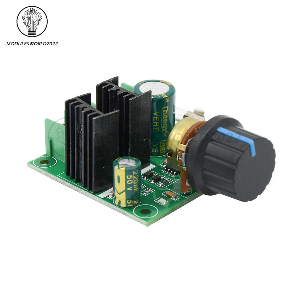 DC 12-40V 10A PWM DC Motor Speed Control Switch Controller Volt Regulator Dimmer