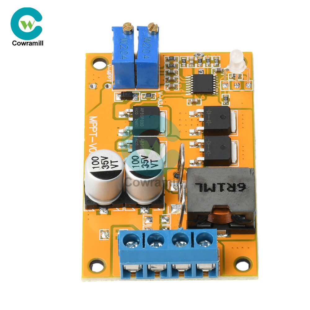 DC8-28V 5A 100W MPPT Solar Charging Panel Regulator Controller 9V 12V 24V Switch