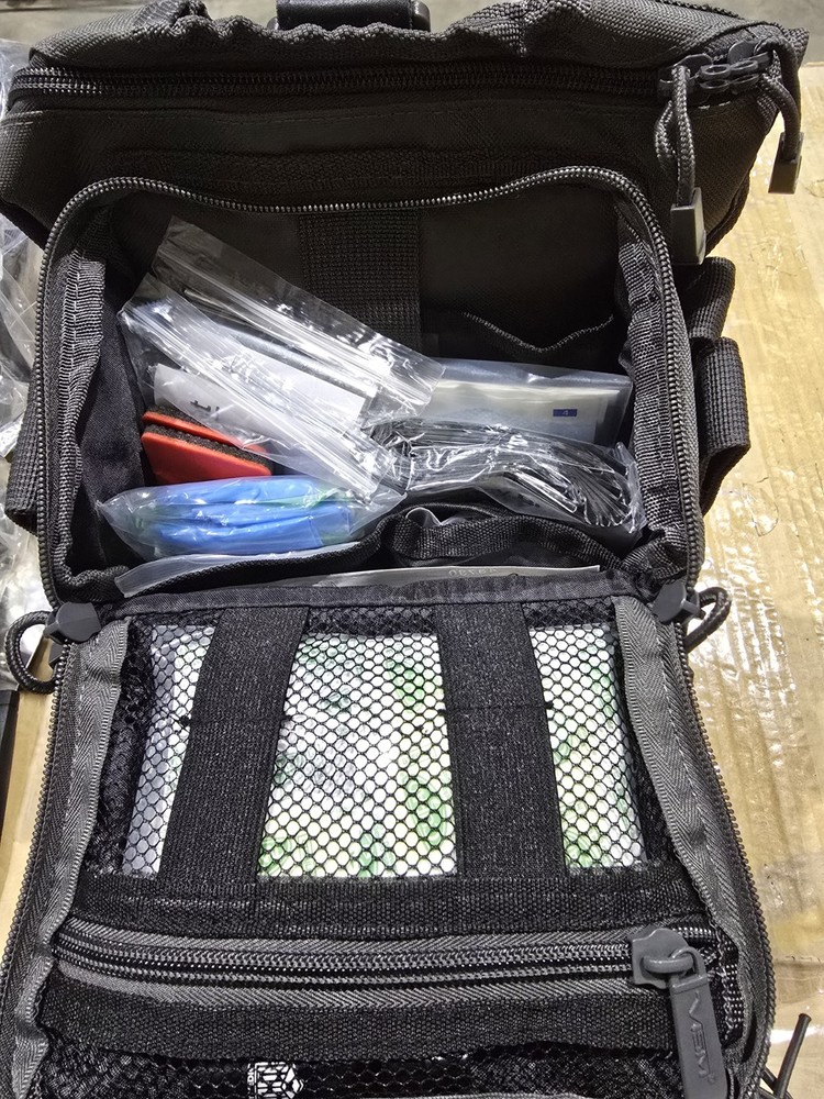 My Medic The Recon First Aid Kit, Basic Survival Backpack, Gray - 7 Compartments