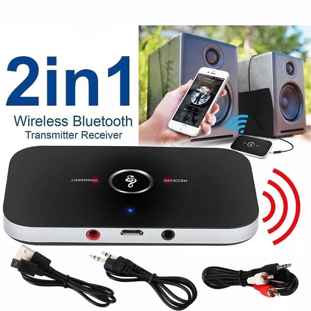Bluetooth Transmitter & Receiver Wireless Adapter For Home stereos/speakers