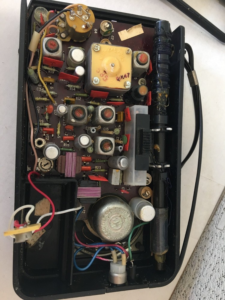 -Soviet retro transistor radio Quartz 302.