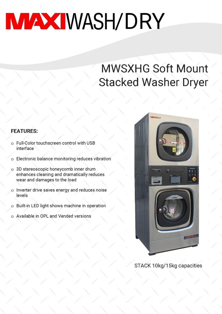 Commercial Stack Washer-Dryer
