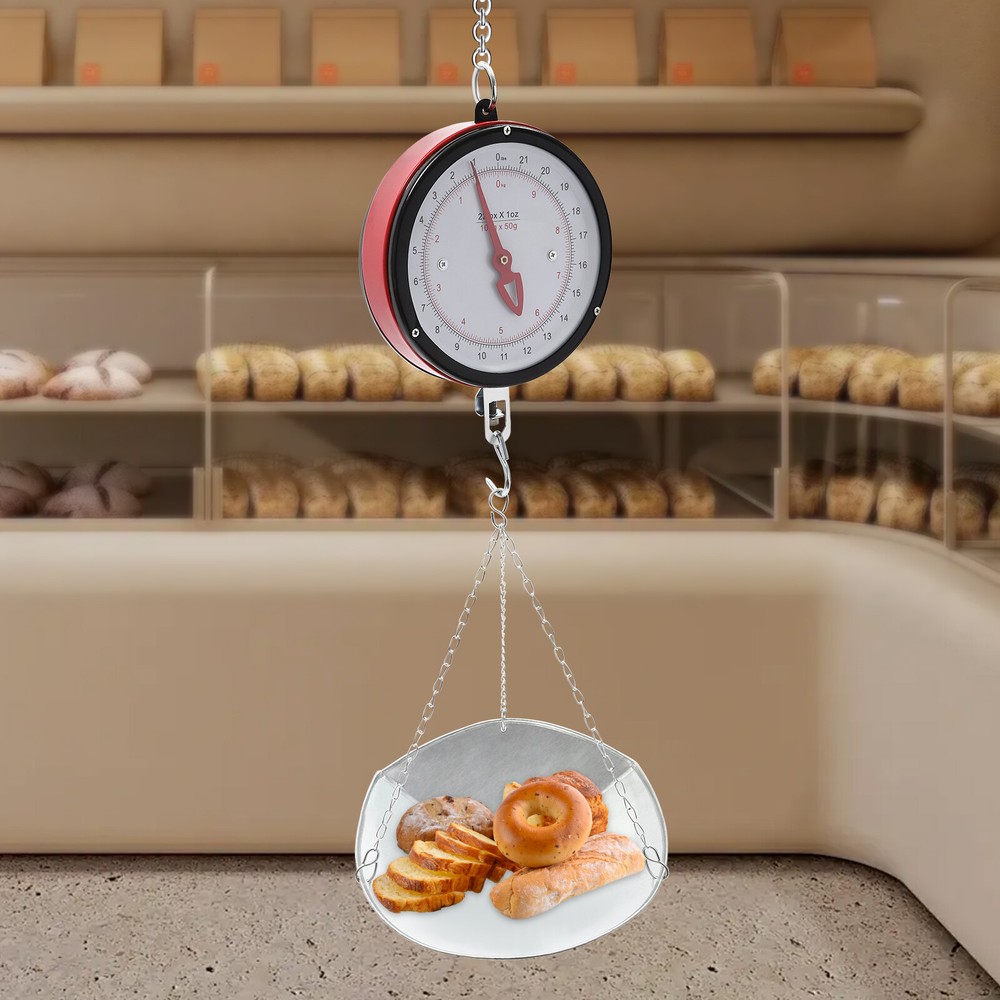 22lbs Large Capacity Hanging Spring Dial Weight Scale Game Scale 10KG