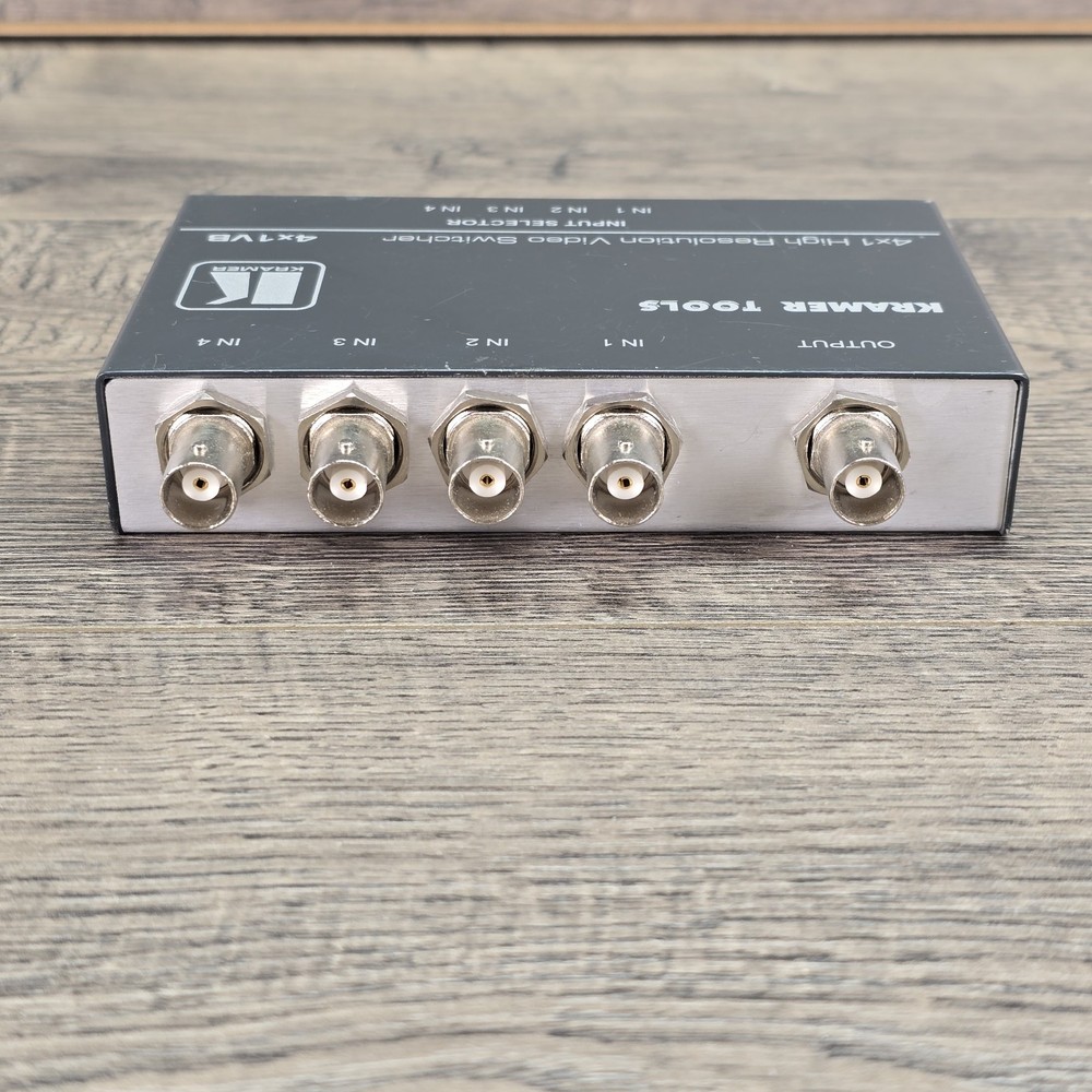 Kramer Tools 4x1VB High-Resolution Video Switcher - Tested Working