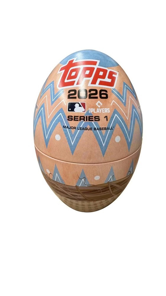 2026 TOPPS SERIES 1 BASEBALL EASTER EGG TIN VALUE BOX - NEW - FREE SHIP 🔥🔥🔥