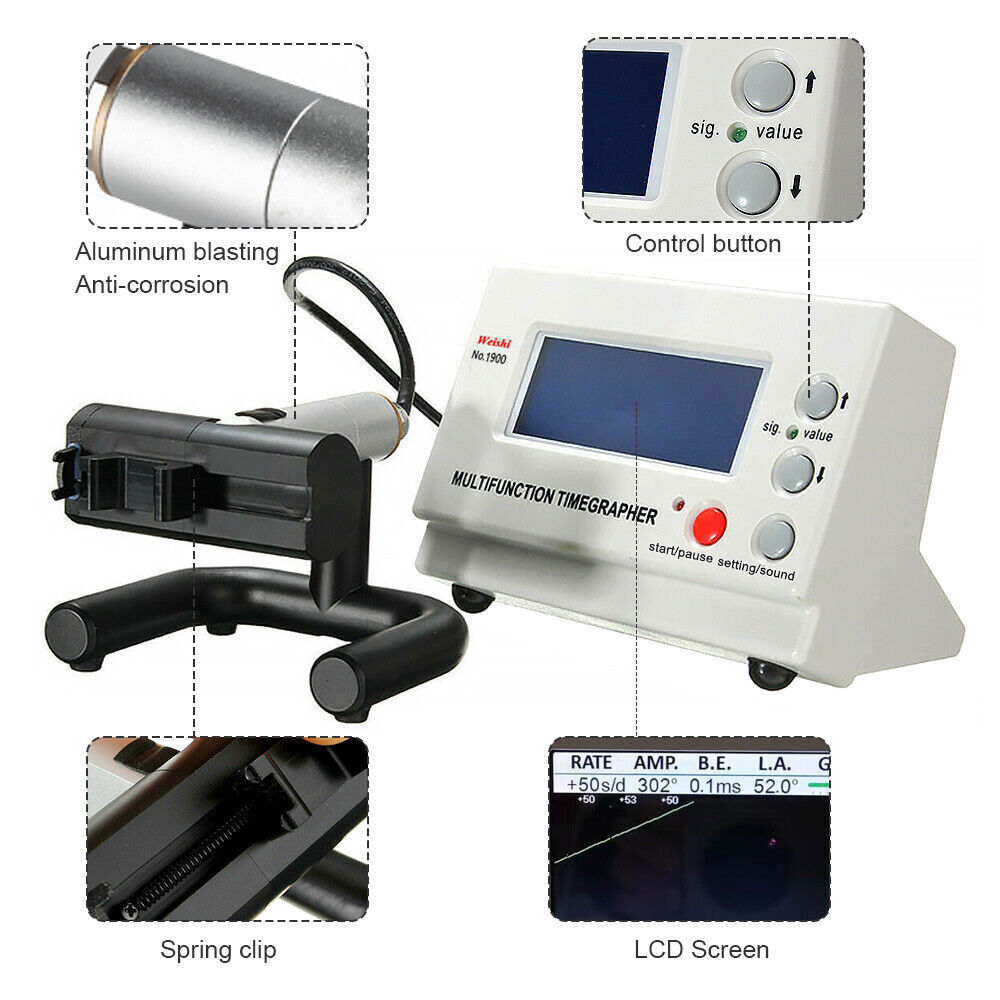 No.1900 Watch Timegrapher Tester Mechanical Calibration Tool Multi-Function