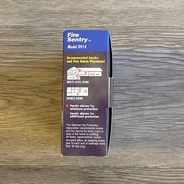Fire Sentry Micro Profile Smoke & Fire Alarm Model #0914 New
