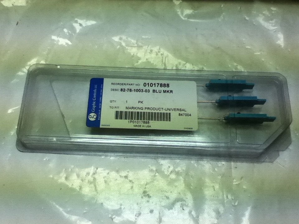 GRAPHIC CONTROLS 82-76-1003-03 BLUE MARKING PRODUCTS