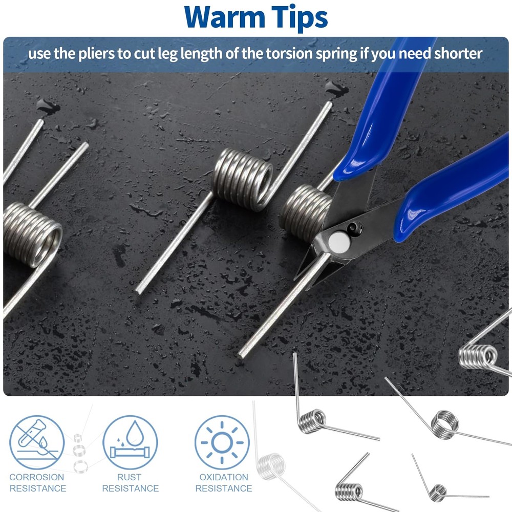 Waltool 115Pcs 21 Sizes Torsional Springs and Mini Compression Spring...