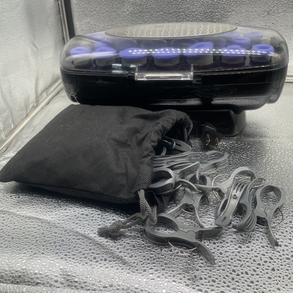 Conair Infinity Pro HS41X Instant Heat Ceramic Flocked Rollers & Clips